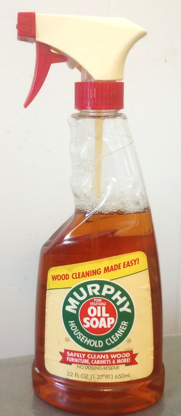 MURPHY OIL SOAP Cleaner Wood Furniture cabinets no dulling residue 75% full VTG