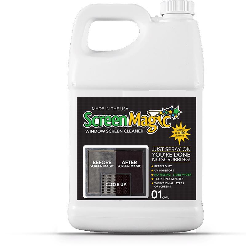 Screen Magic SM1GR Refill Ready to Use Window Screen Liquid Cleaner 1 gal.