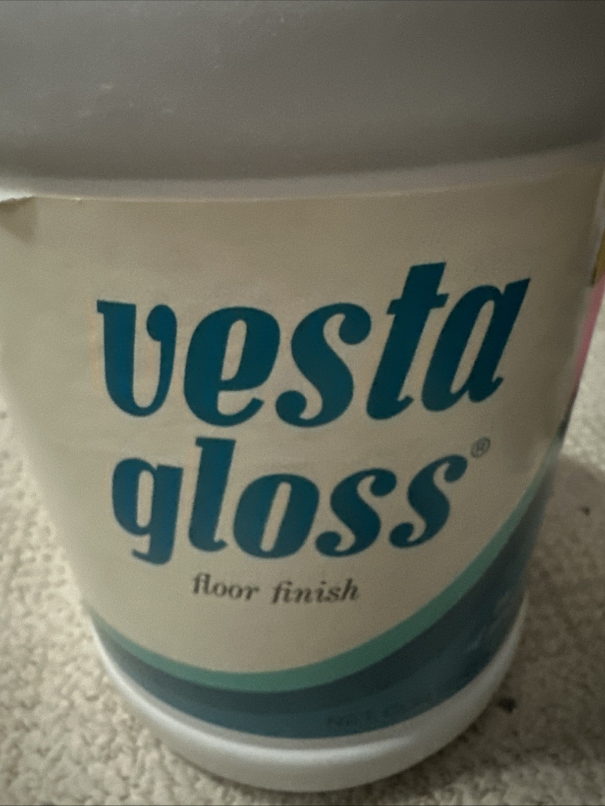 Linoleum Floor Wax Polish Water Soluble Vintage Perfect Basement Floor Polish