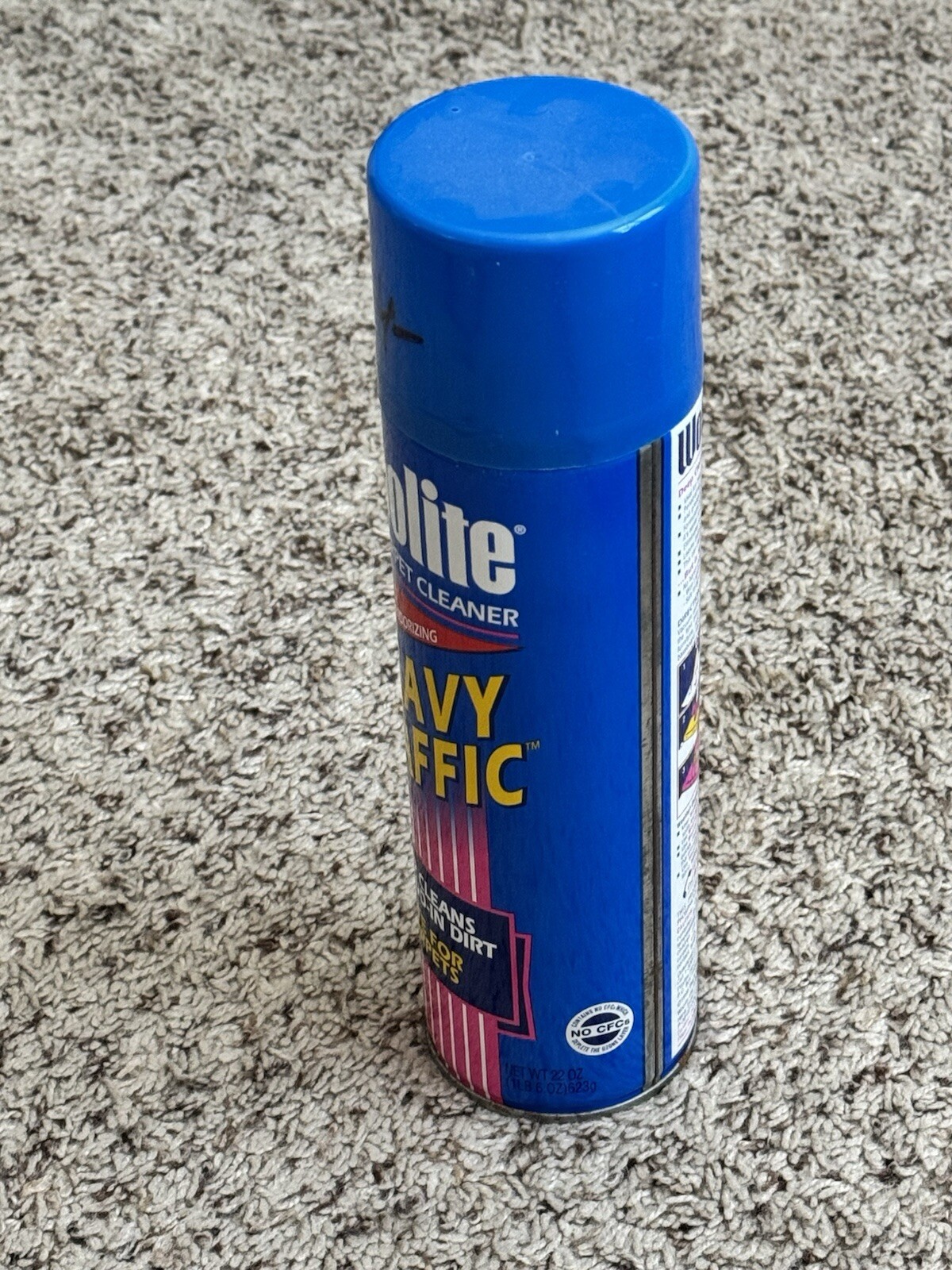 Woolite Foam Carpet Cleaner HEAVY TRAFFIC Deep Cleans Ground-in Dirt 22 oz 1995