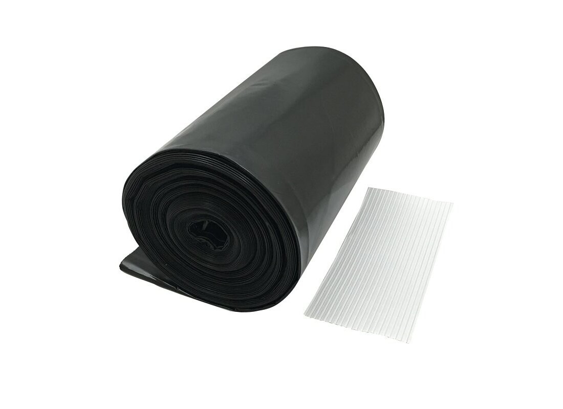 42 Gal. 32 in. x 50 in. Contractor Black Recycling Bags – pack of 20