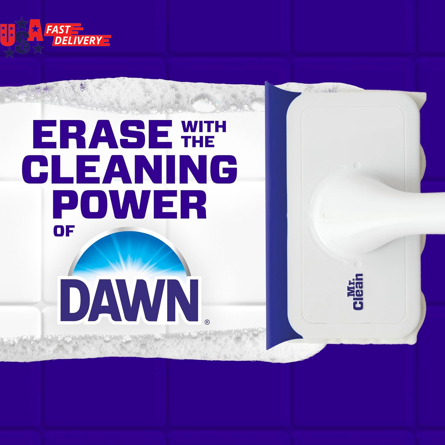 Magic Eraser Shower & Tub Scrubber, Bathroom Cleaner, All in One Bathroom Cleane