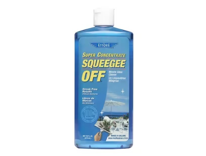 16 oz Squeegee Off Window Cleaning Soap – Streak-Free Glass Cleaner