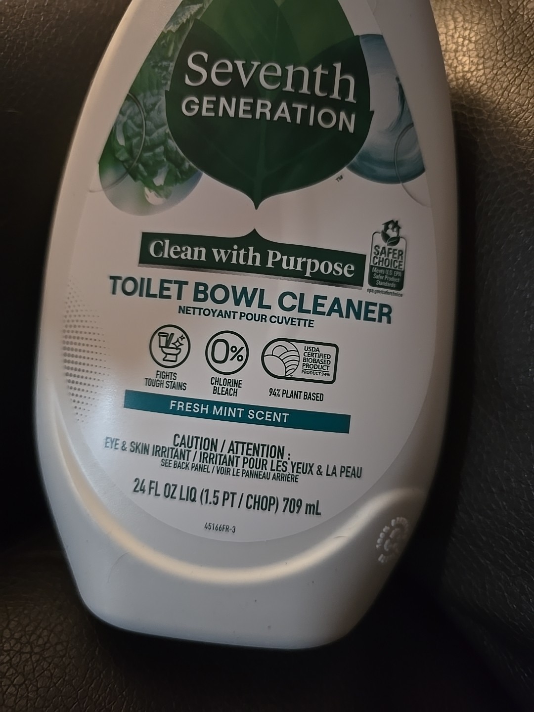 3 Toilet Bowl Cleaner, Fresh Mint, 24 fl oz (H9)