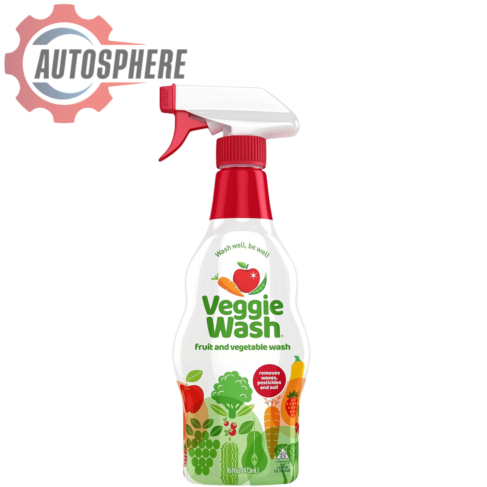 Veggie Wash Fruit & Vegetable Wash, Produce Wash and Cleaner, 16-Fluid Ounce 2pk