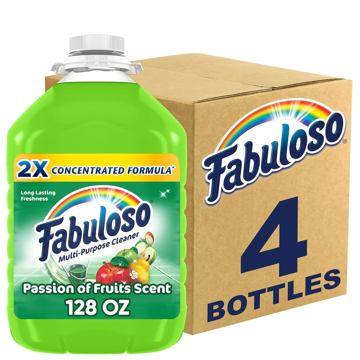 Multi-Purpose Cleaner, 2X Concentrated Formula, Passion of Fruits Scent, 128 …