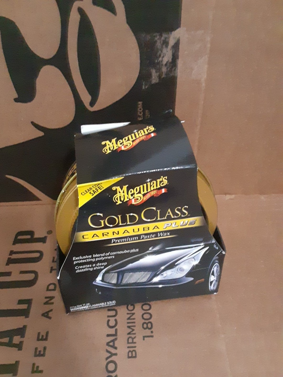 Meguiar’s GOLD CLASS CARNAUBA PLUS Premium Paste Car Wax HIGH QUALITY Brand New