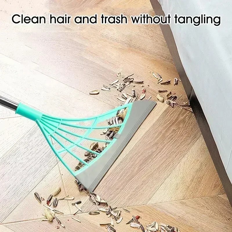 Surface Lightweight Silicone Broom, Squeegee, Pet Hair Remover, Indoor Cleaning