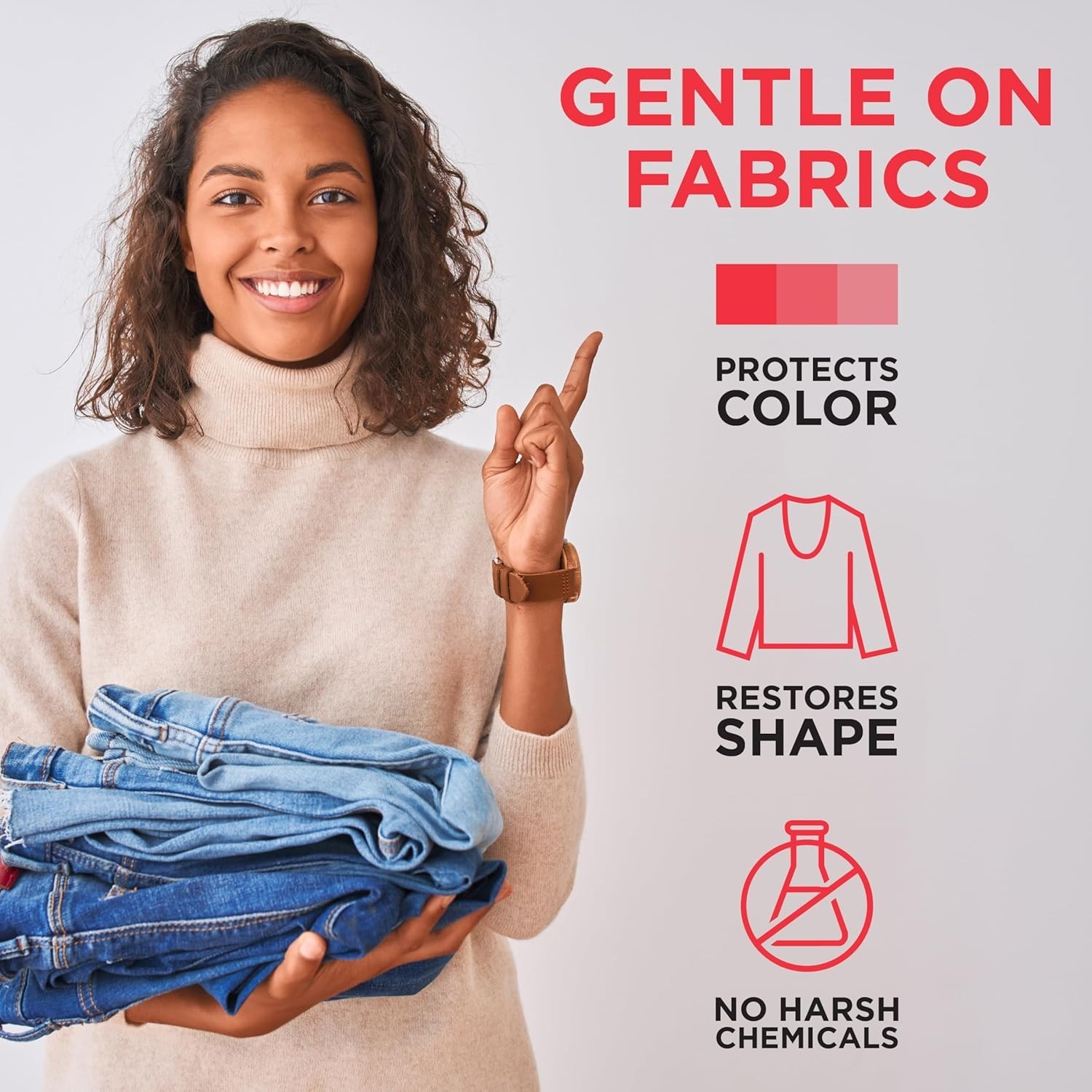Gentle Laundry Care Refill – Quick Dry Cleaning for 12 Loads of Delicate Fabrics