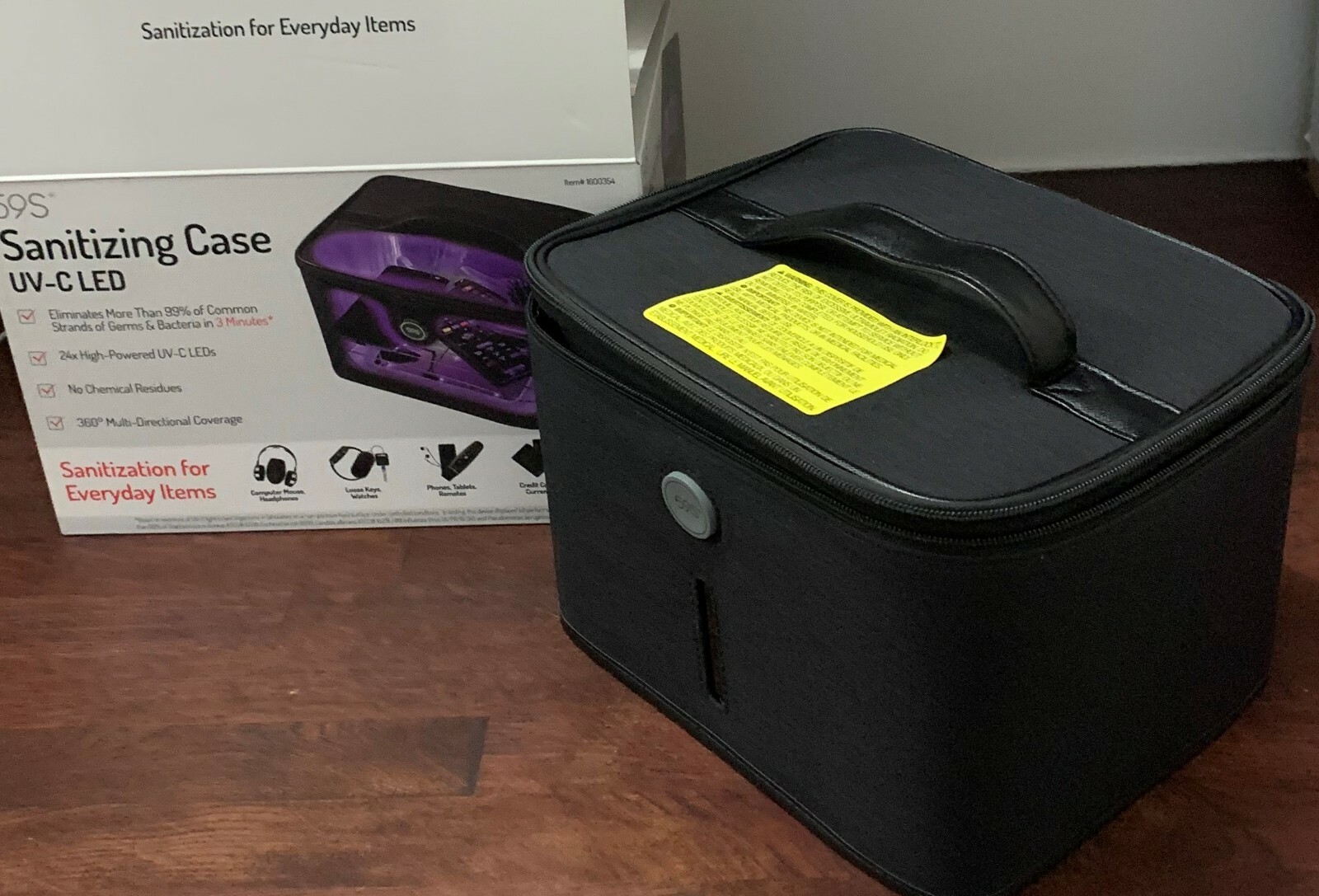 NEW 59S UV-C LED Sanitizing Case for Everyday Items 9.5″x7.5″x6″