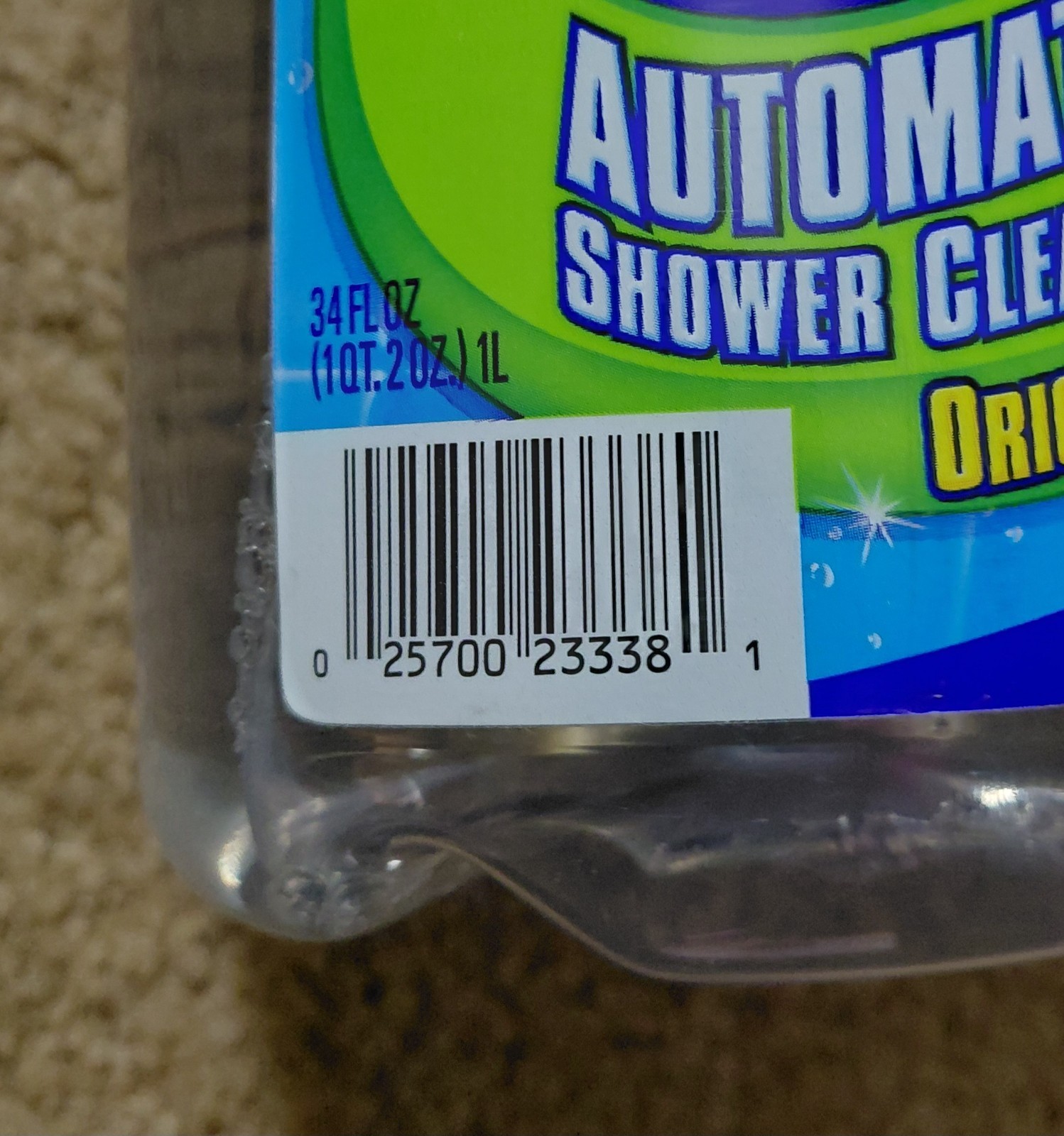 Scrubbing Bubbles Automatic Shower Cleaner Refill Original Scent 34 oz NEW
