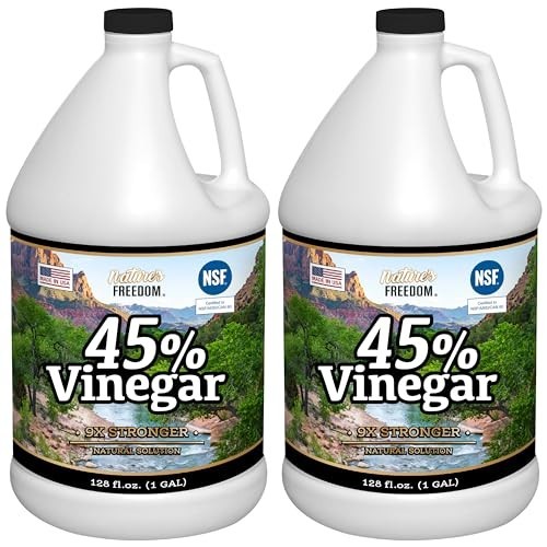 Vinegar Concentrate 45% 2 Gallon NSF Certified Cleaning Stain Removal Laundry