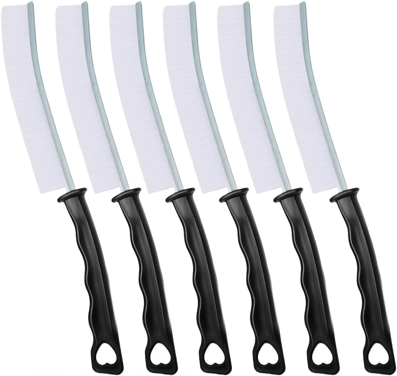 Hard Bristle Crevice Cleaning Brush, Versatile Scrub Tool for Kitchen, Window,