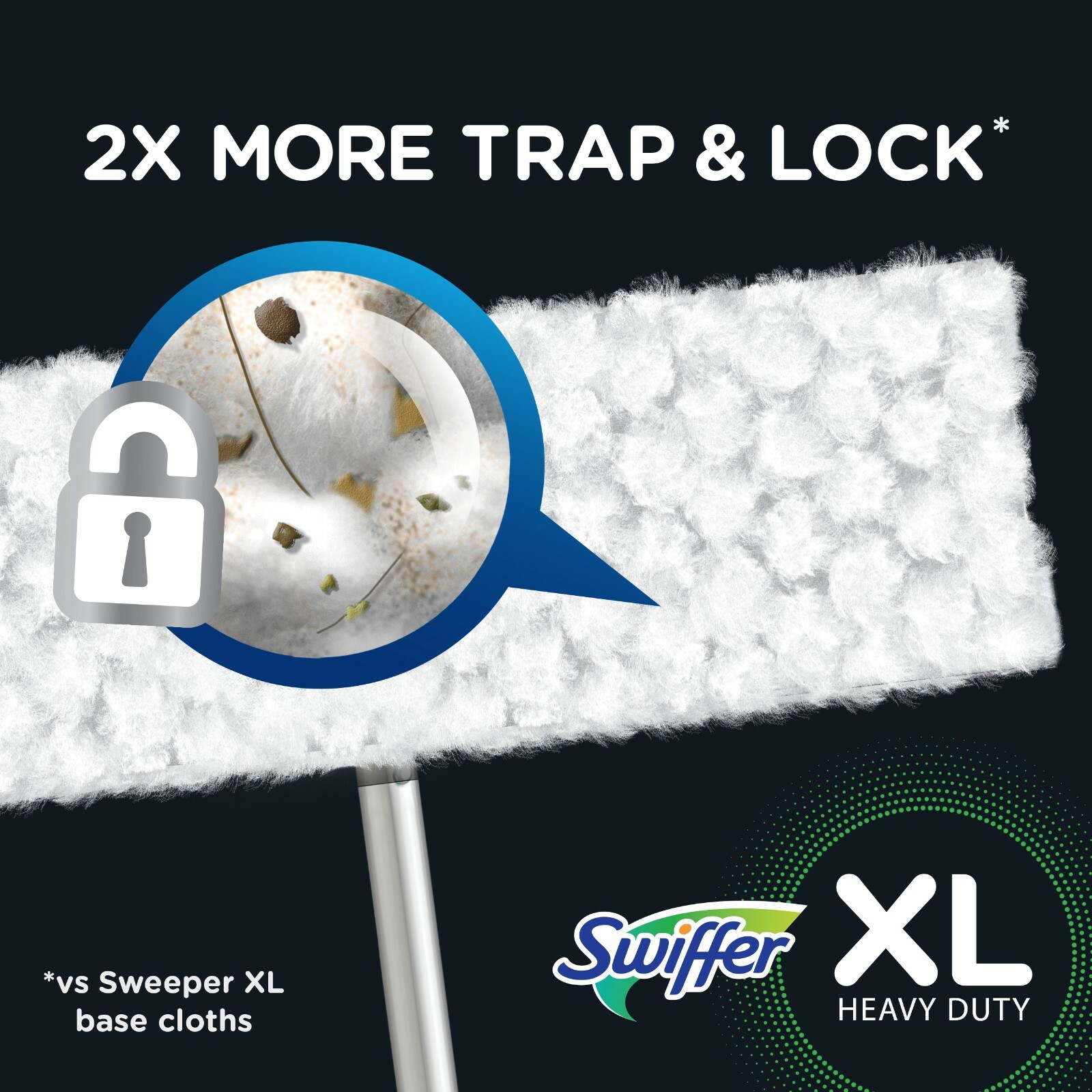Swiffer XL HEAVY DUTY Dry Sweeping Cloths Pad Refills ~ All Types of Floor ~10ct