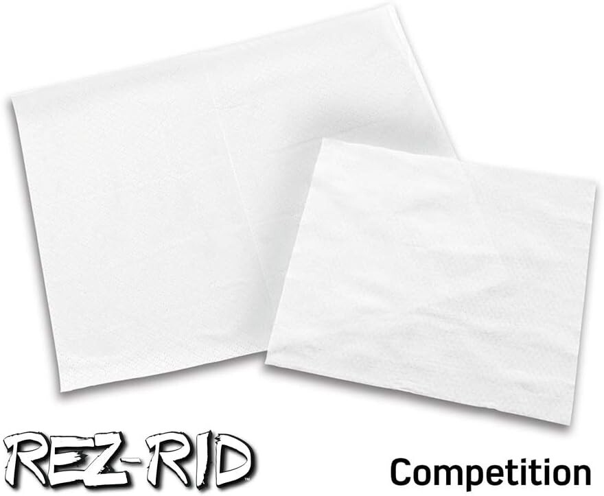 Rez-Rid Heavy Duty Wipe Resin/Residue Removal -Resin Tools Equipment Hands 12ct