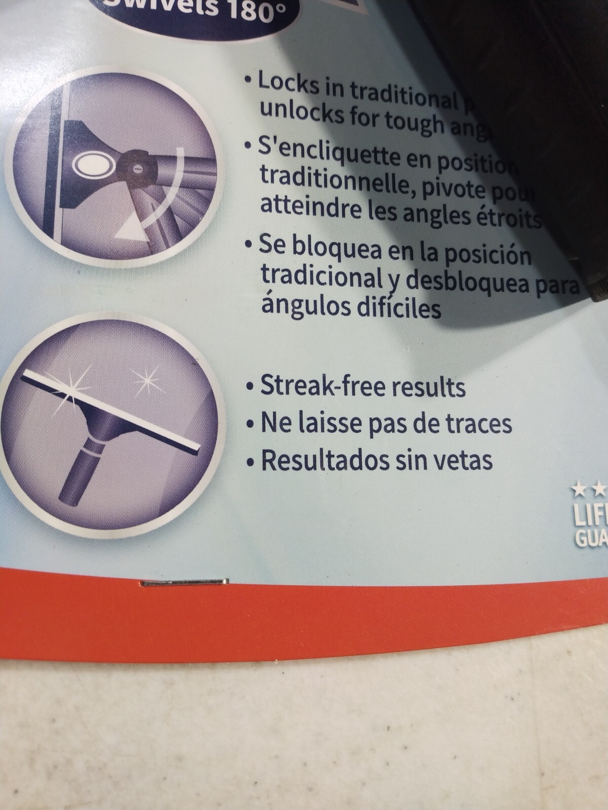 Unger Professional Swivel 18 in. W Plastic Window Squeegee 2 packs