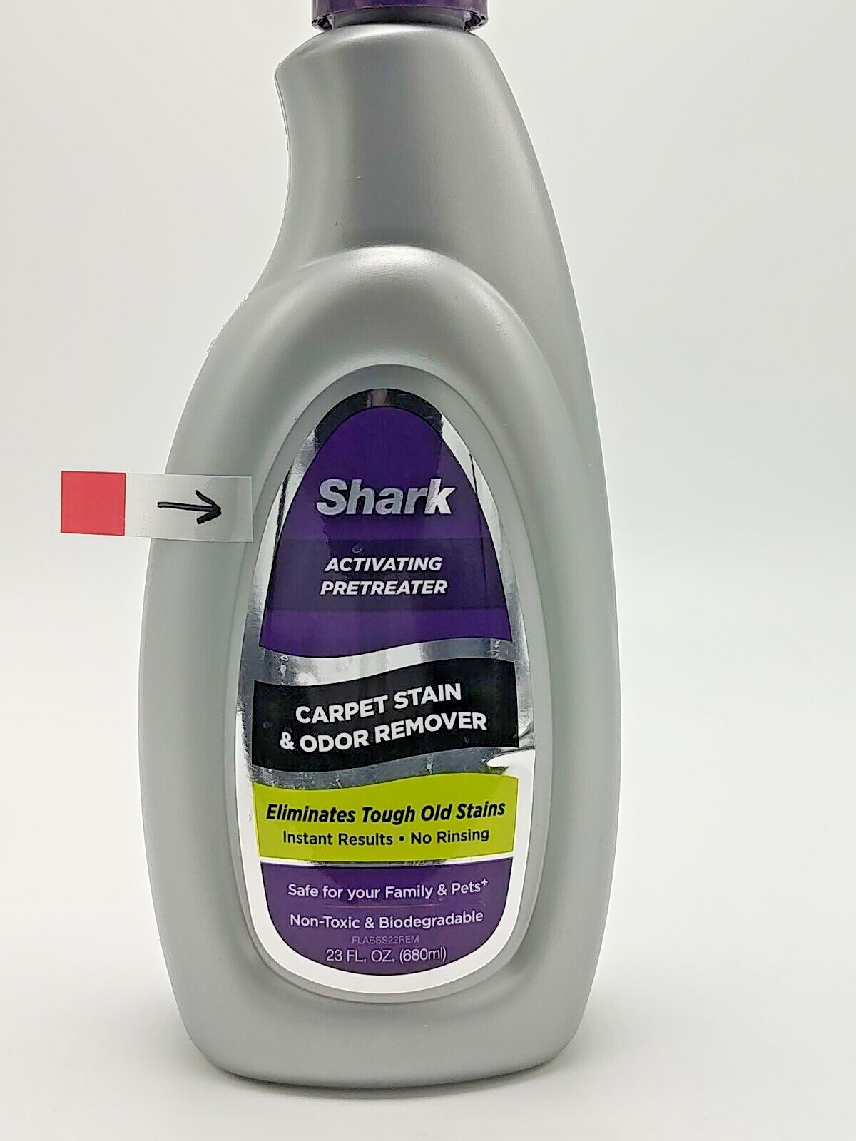 Shark Activating Pretreater Carpet Rug Stain Odor Remover 23 Oz. Spray 70% Full
