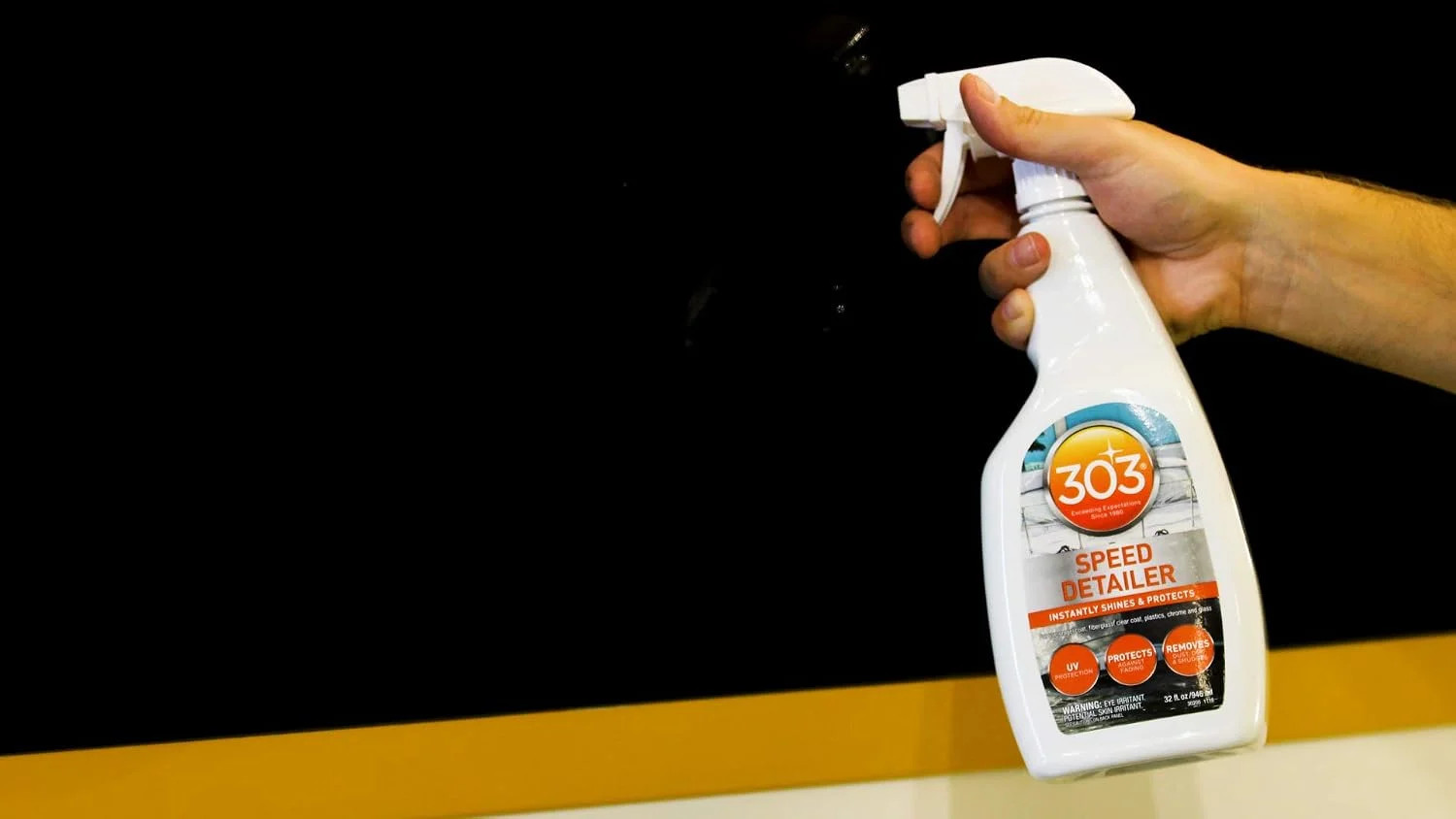 Marine Speed Detailer – Instantly Shines And Protects – UV Protection, 32 fl. oz