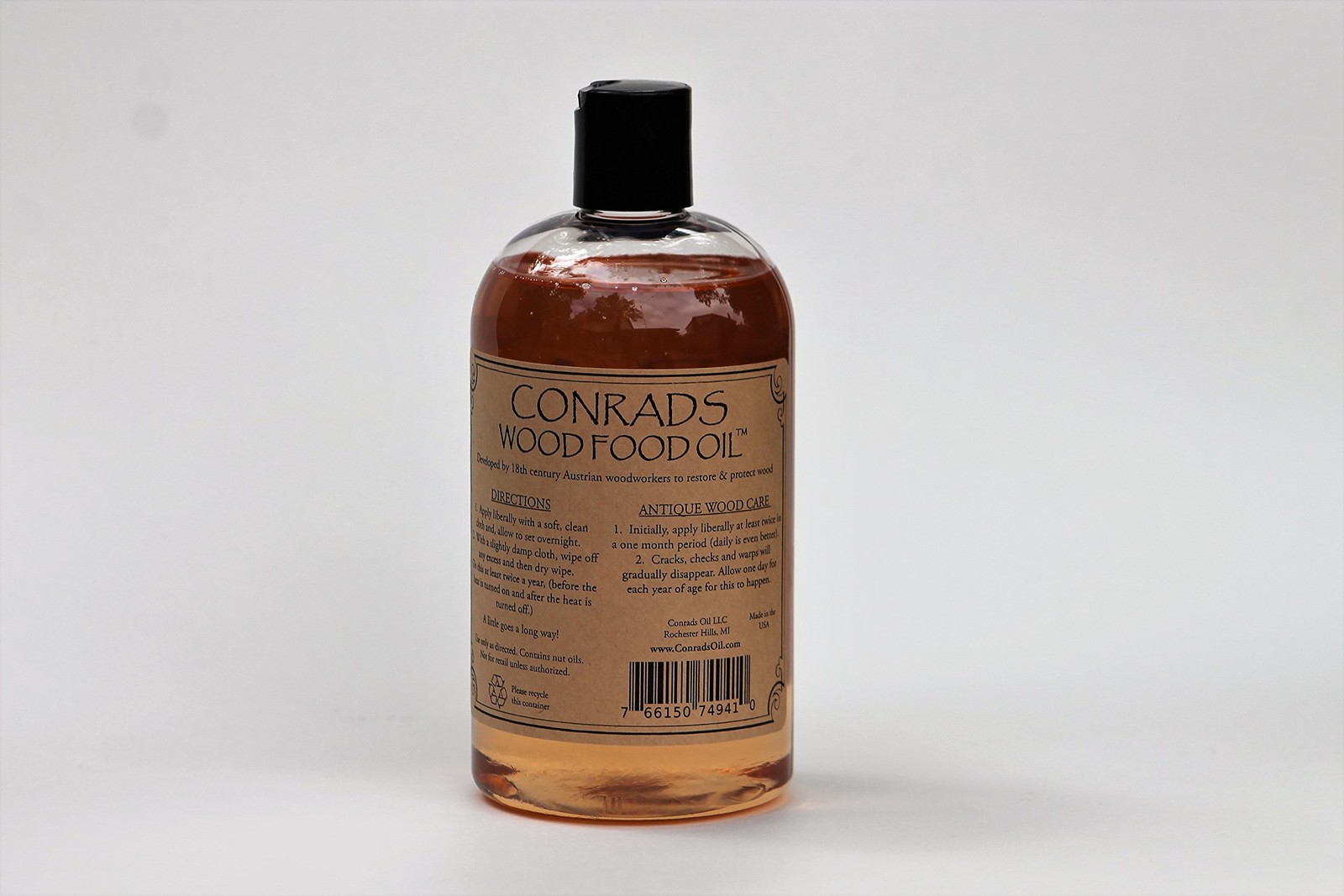Conrads Wood Food Oil 16 oz