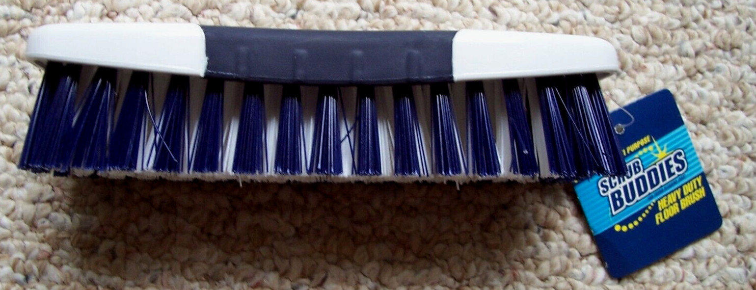 Scrub Buddies Soft Grip Heavy Duty Plastic Scrub Brush