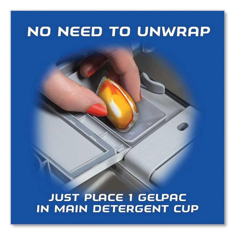 FINISH 81053 Orange Scent Dish Detergent Gelpacs New
