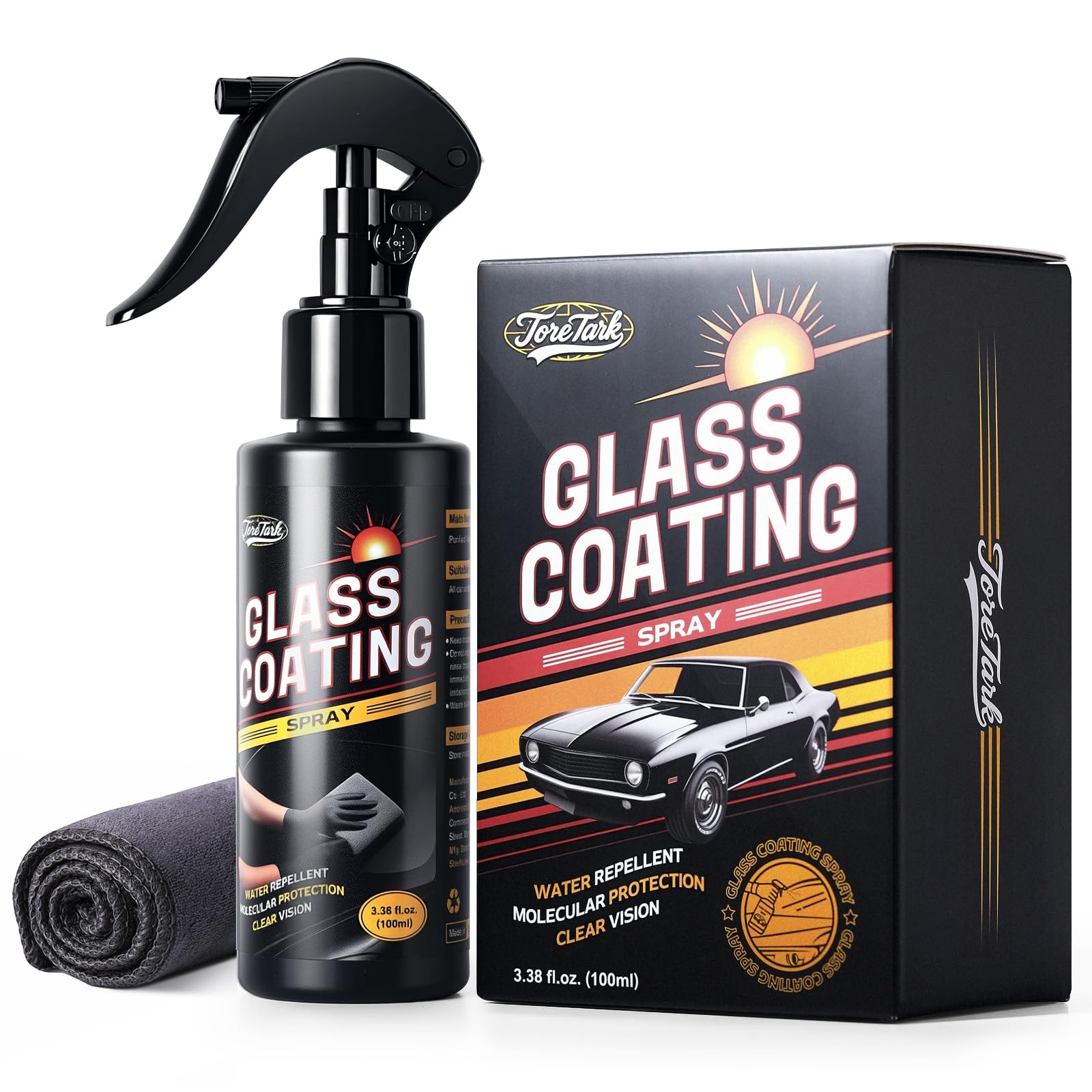 Ceramic Coating Spray for Windshield Protection | Long-Lasting Rain Repellent