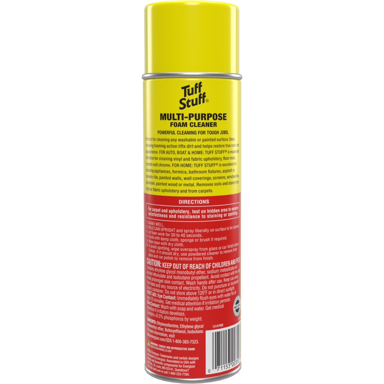 Multi Purpose Foam Cleaner 22 oz Car Detailing Carpet Upholstery Vinyl