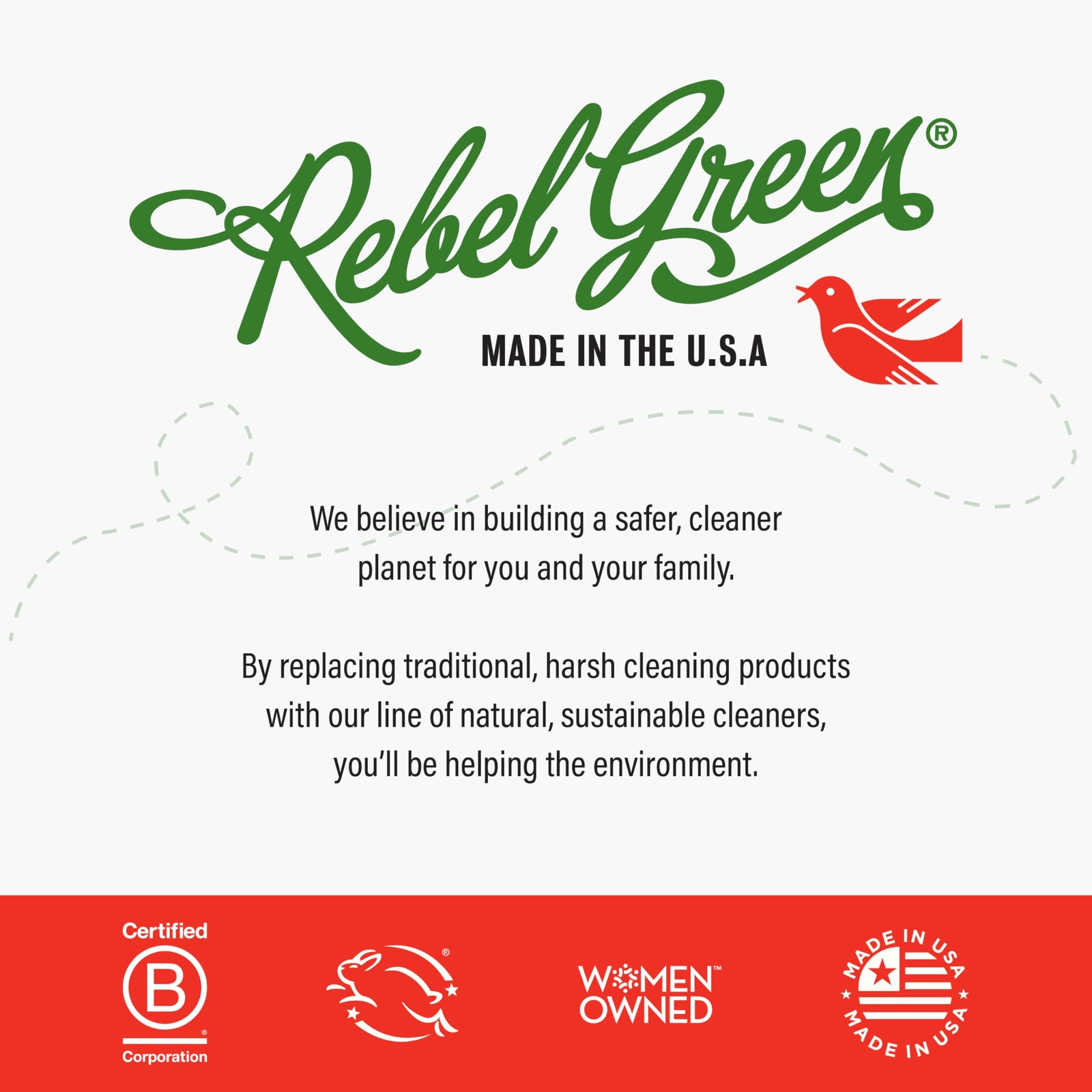 Rebel Green Fruit & Veggie Clean – Plant-Based 17 Fl Oz (Pack of 6), Clear