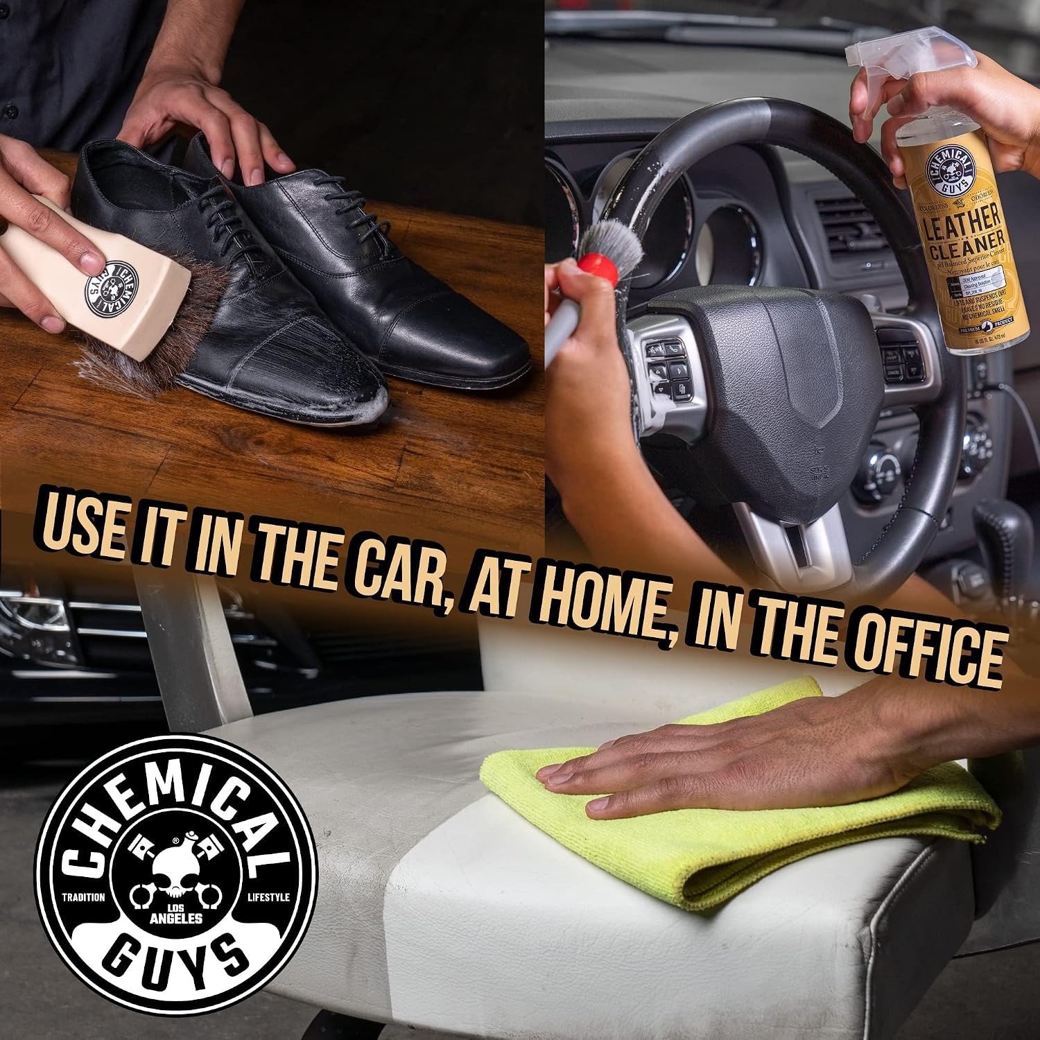 Chemical Guys Leather Care Kit 2 Bottles 4oz Each
