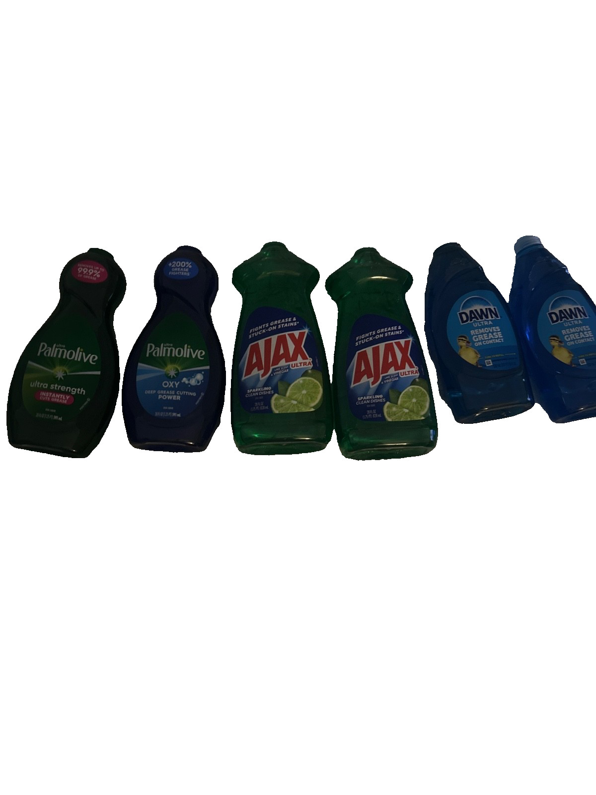 lot of 6 dish soaps ajax palmolive dawn mixed scents new sealed