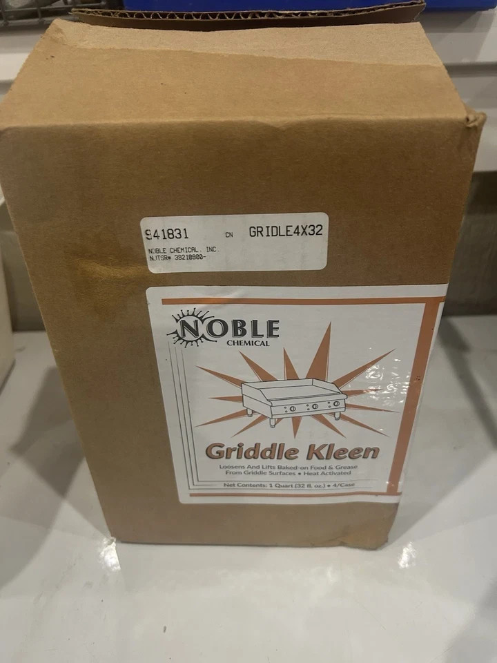 Griddle Kleen from Noble 32 oz. (4 Bottles) Ready-to-Use Liquid Grill Cleaner