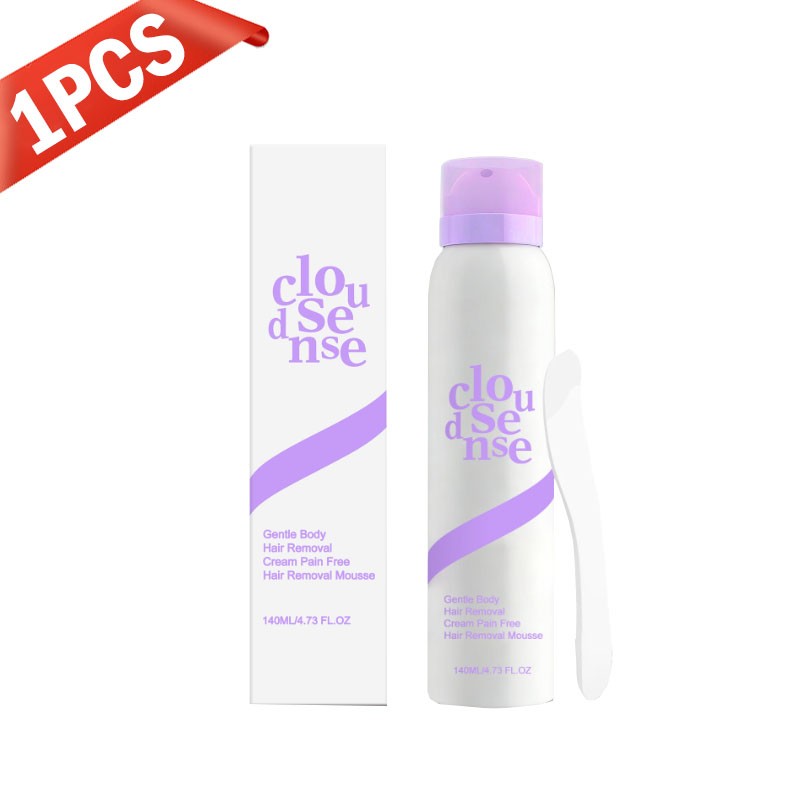 5X Cloud Sense Gentle Hair Removal Mousse Spray, Aloe & Hyaluronic Acid~2026