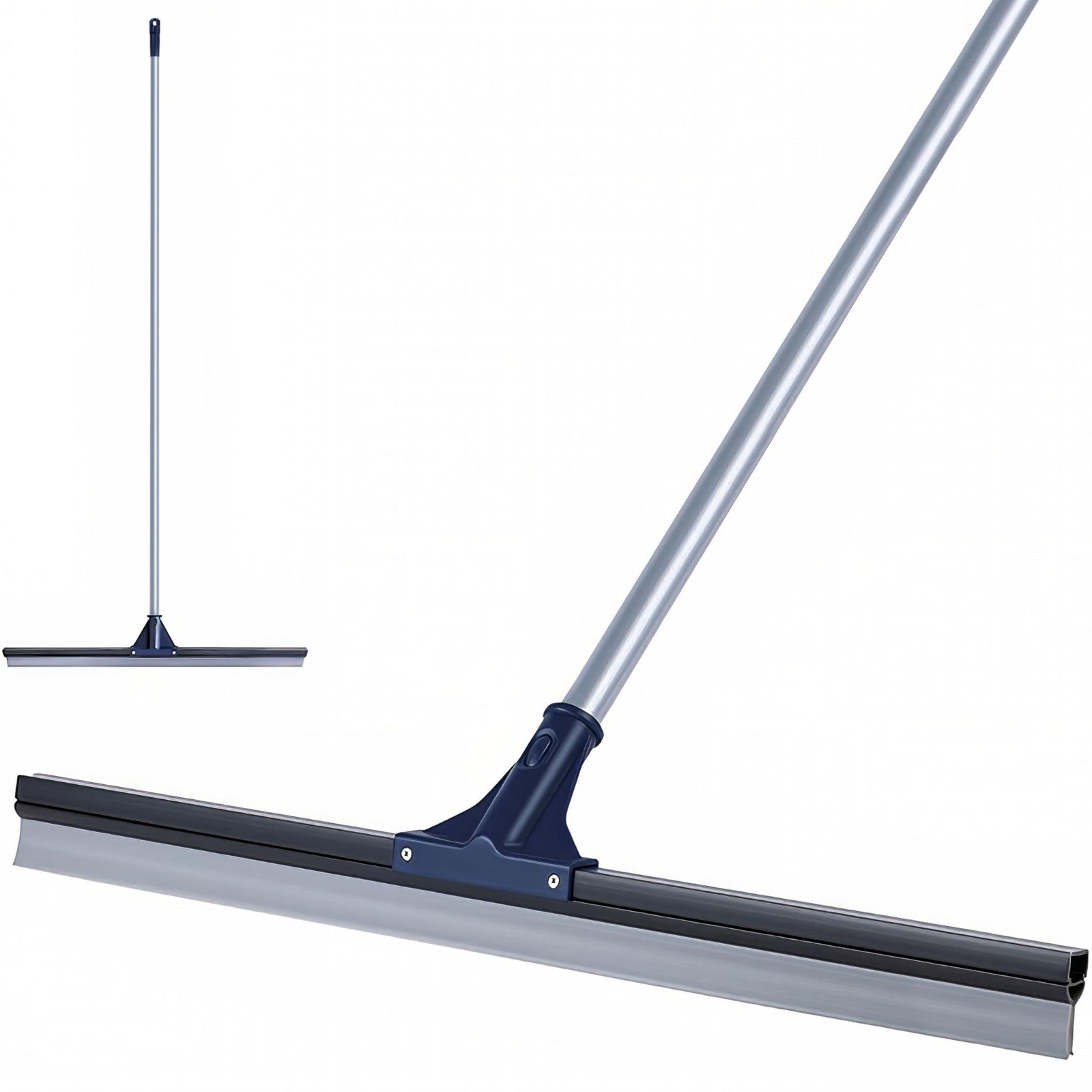 Floor Squeegee for Concrete Floor, 30″ Large Squeegee Broom, Heavy Duty Floor…