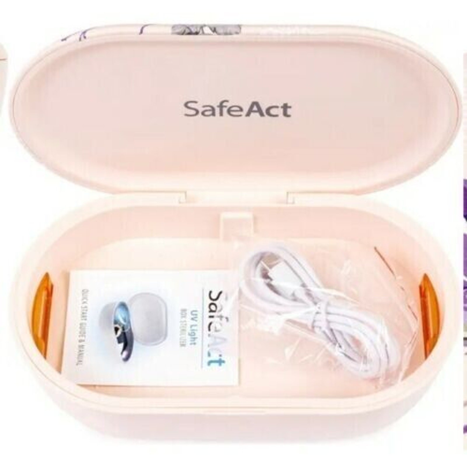 American Exchange SafeAct UV Light Box Sterilizer Floral Print MSRP $80