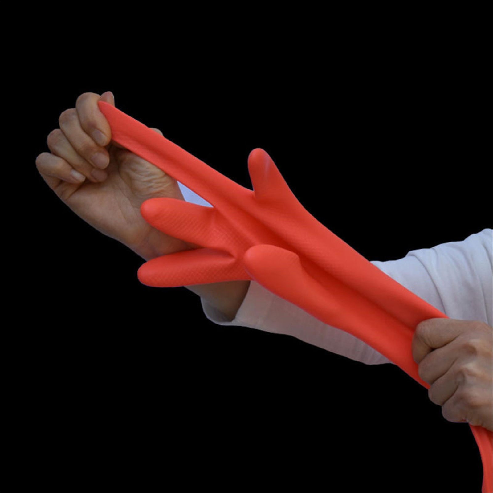 Latex Long Gloves Aquarium Fish Tank Industrial Thick Gauntlets 45/56cm