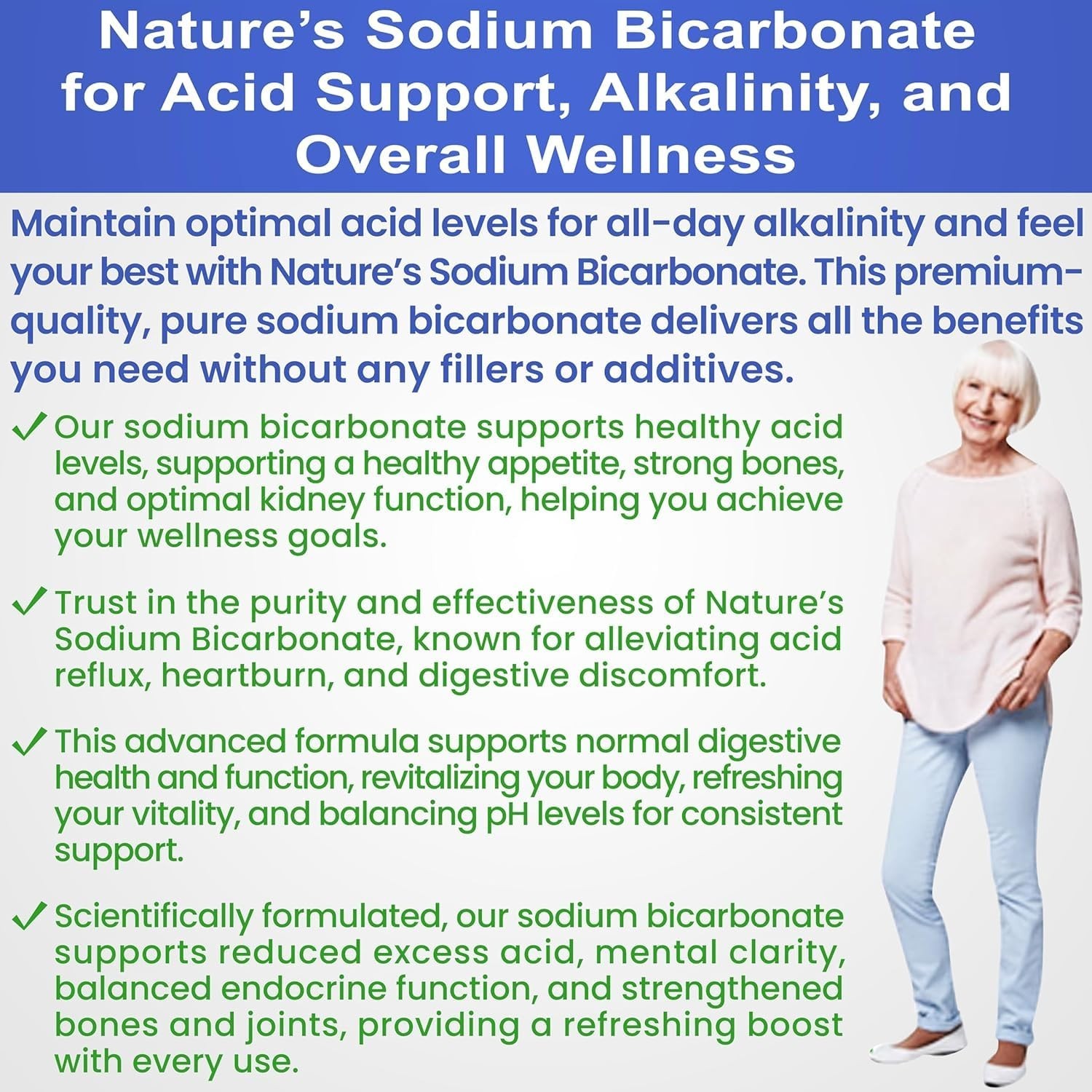Pure Nature’s Sodium Bicarbonate for Health & Wellness