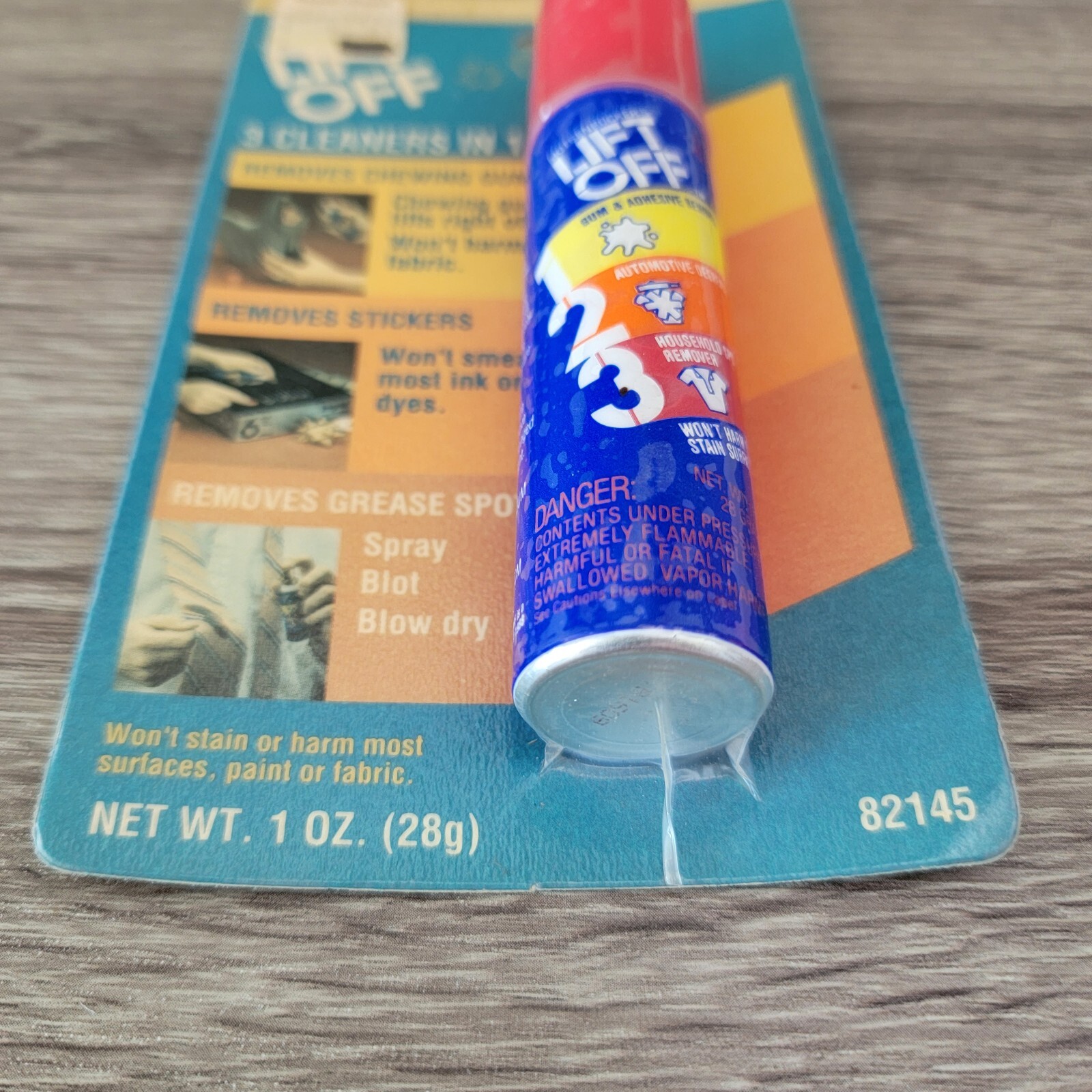 Motsenbockers’s Lift Off 123 3 Cleaners in 1 Removes Gum Stickers Stains 1oz