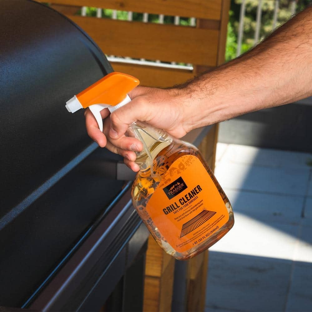 32 Oz Grill Cleaner and Degreaser Food Safe Grease Cutting Formula