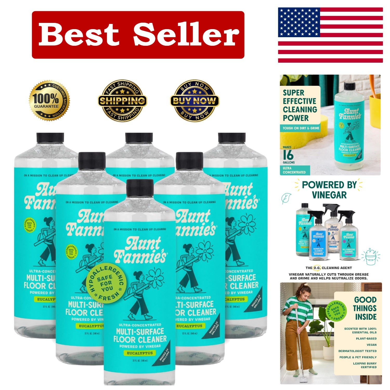 Ultra Concentrated Eucalyptus Floor Cleaner – Eco-Friendly Multi-Surface Wash