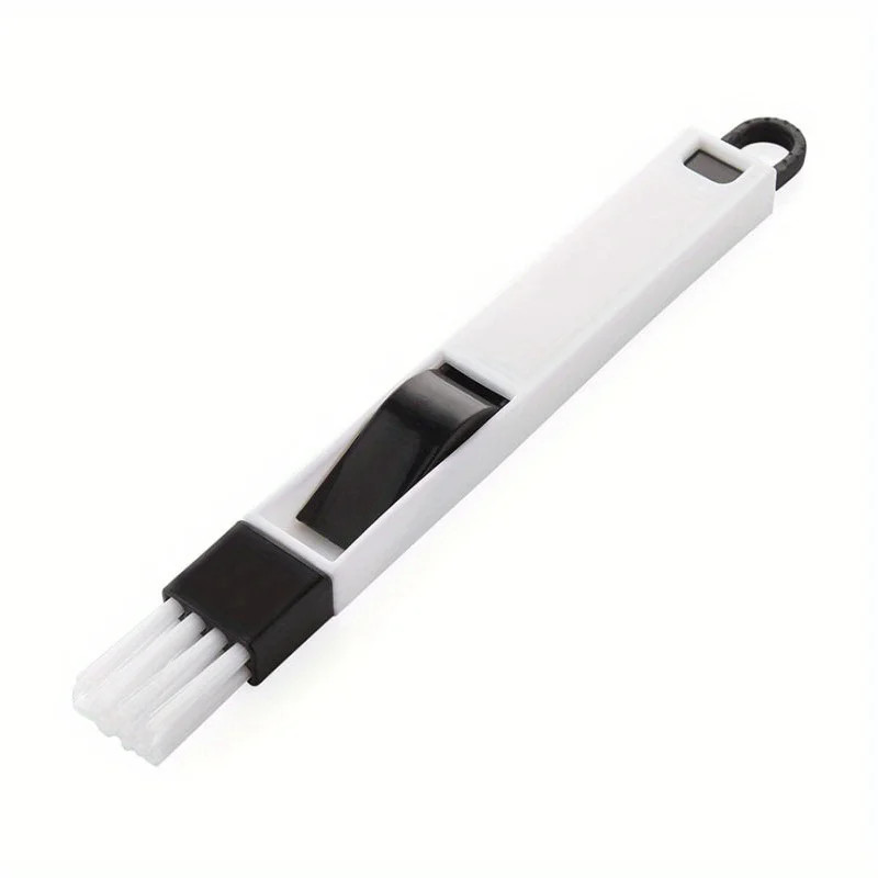 Multi-Purpose Door Window Groove Cleaning Brush with Dustpan for Kitchen and Bat