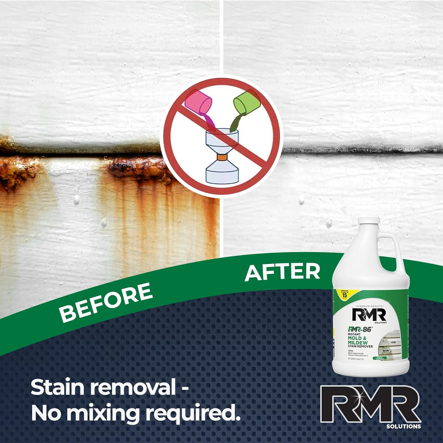 RMR-86 Mold Stain Remover Spray 128 Fl Oz Fast Acting No Scrubbing Needed