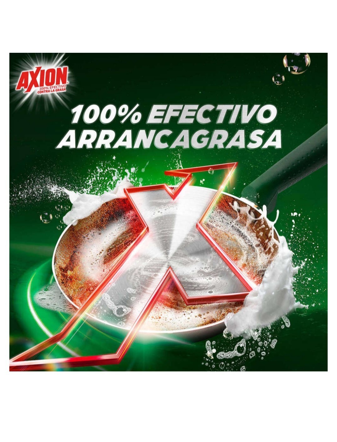 3x Axion Jabón Lavatrastes Arranca Grasa 750ml /Axion Dish Soap Grease Remover