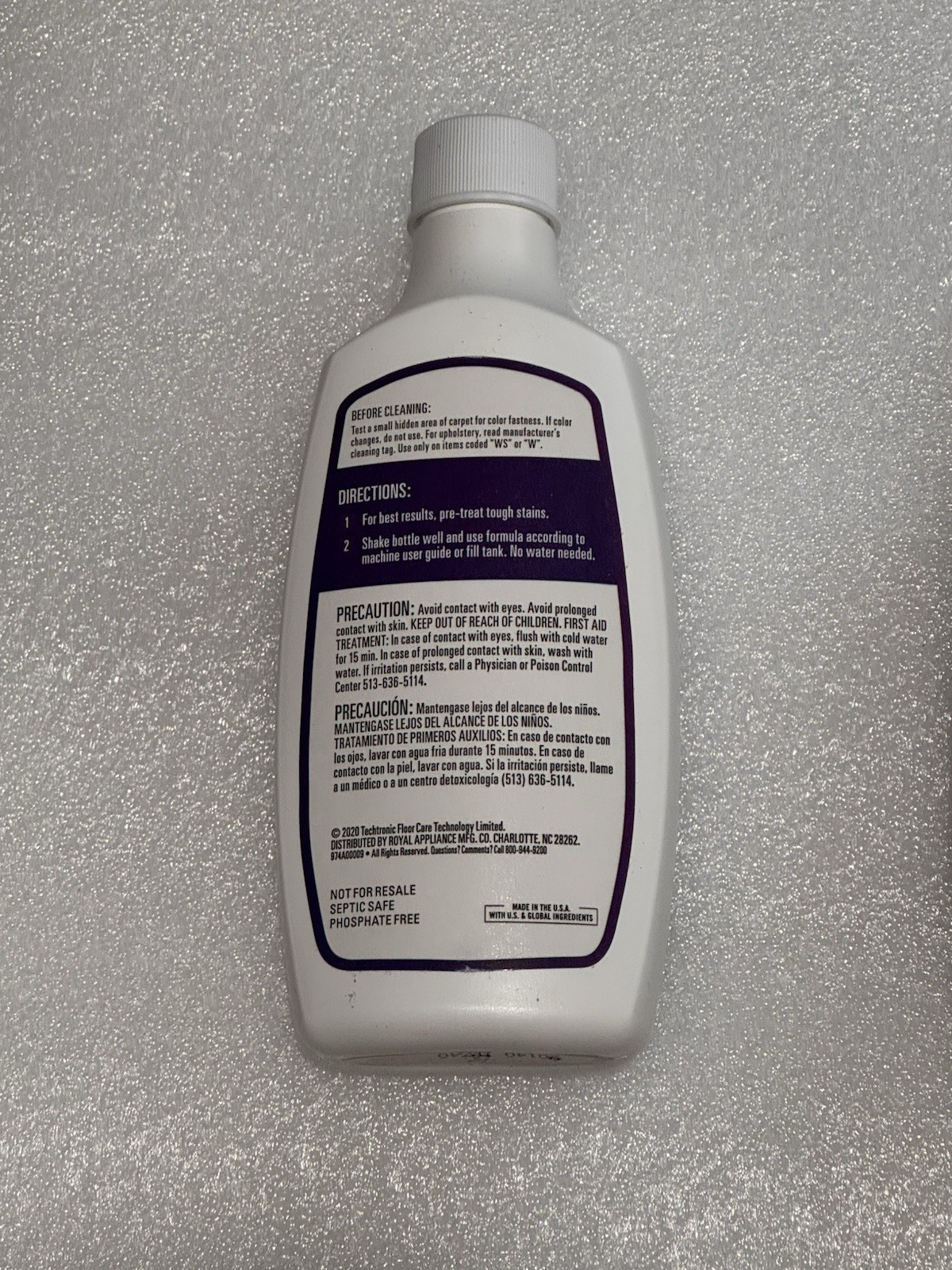 Hoover Paws & Claws Spot Cleaner Carpet Cleaning Formula 6 oz