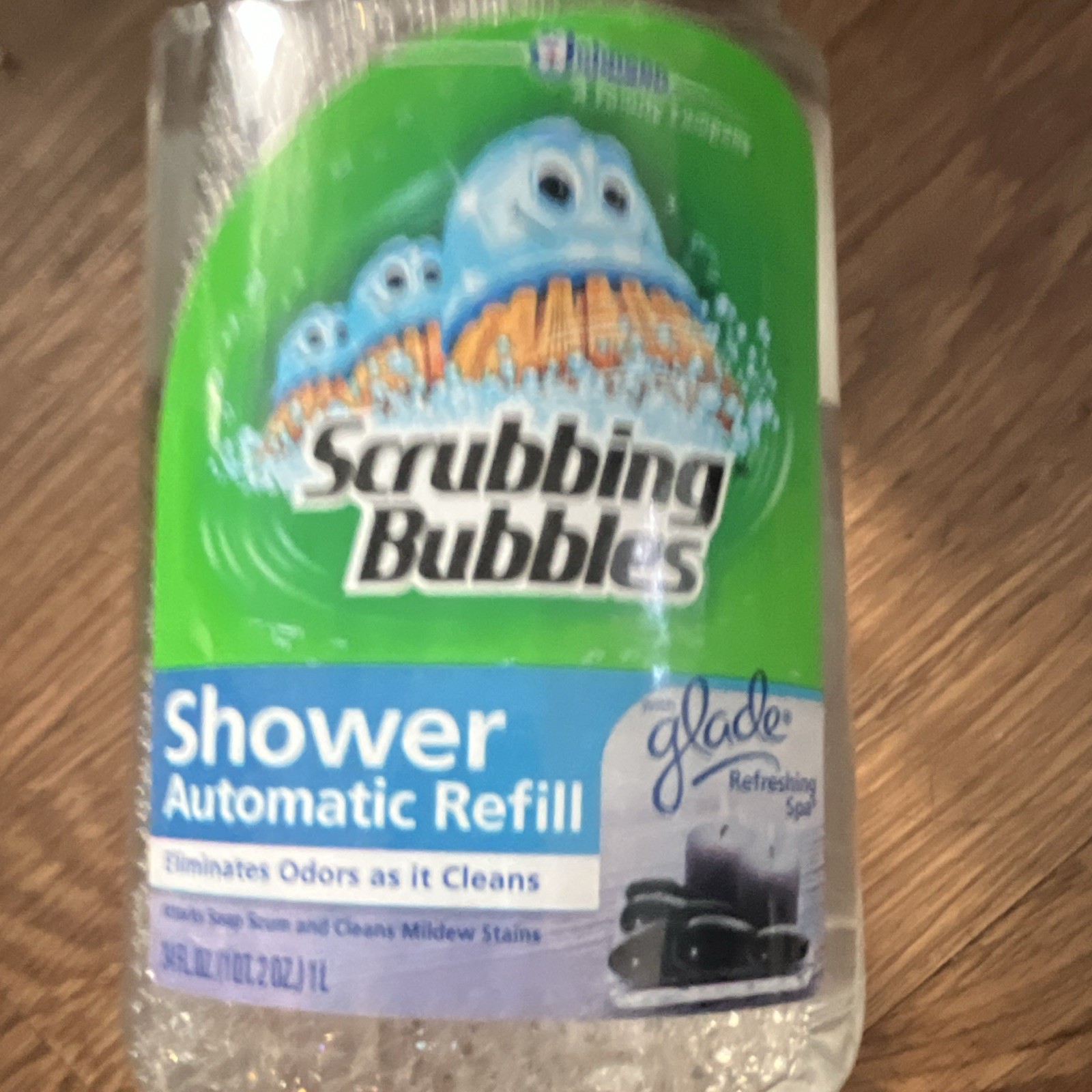 Scrubbing Bubbles Shower Automatic Refill Glade Refreshing Spa 34 fl oz
