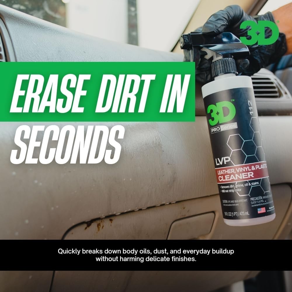 Eco-Friendly LVP Interior Cleaner – 1 Gallon for Leather, Vinyl & Plastic Care