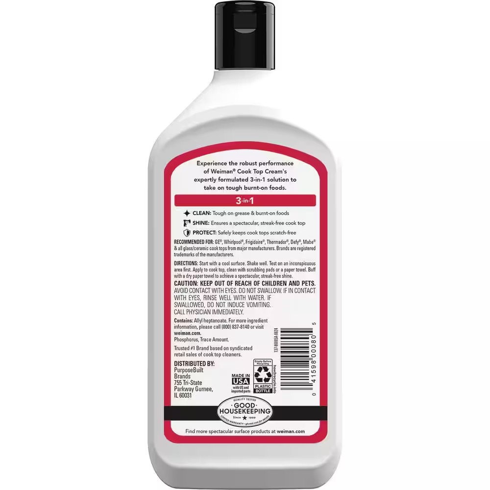 Weiman 20 oz. Glass Cook Top Cleaner and Polish (3-Pack) Free Shipping