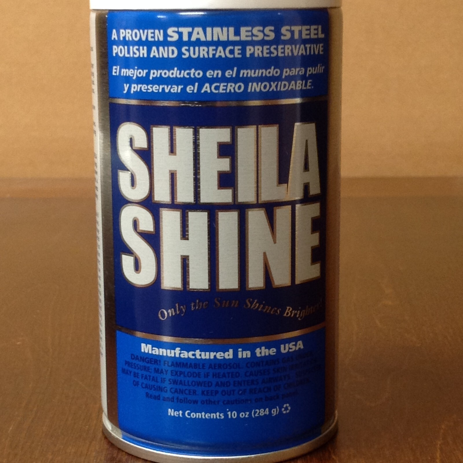 Lot of 2 Sheila Shine Stainless Steel Cleaner & Polish – (2) 10 Oz. Cans NEW