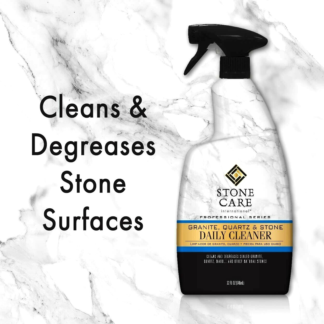 Stone Care International – Granite Quartz & Stone Daily Cleaner, 32 Oz.