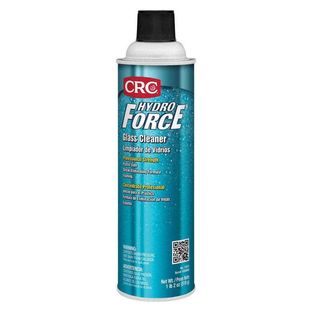 CRC 14412 Glass Clnr,Spray Can,20oz,HydroForce 5YL03