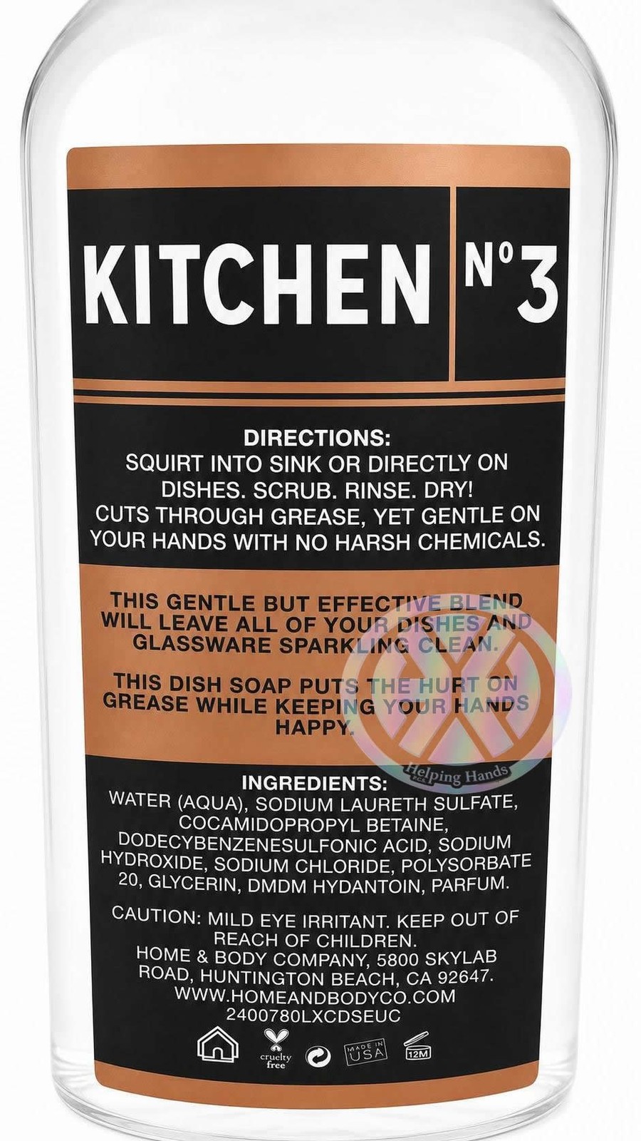 Lux Clean No3 Eucalyptus Dish Soap Tough On Grease & Grime Soft On Skin 28 fl oz